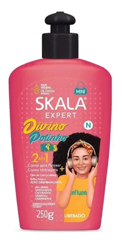 Skala Crema P/peinar Vegana Divino Potinho Kids 2en1 X 250 G