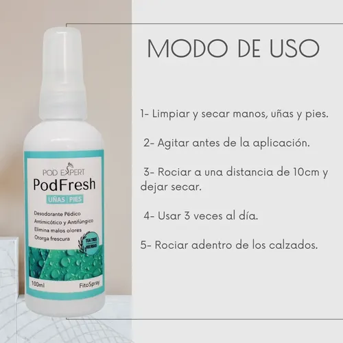Podfresh Spray Pédico 100ml Crema Reconstituyente 100ml