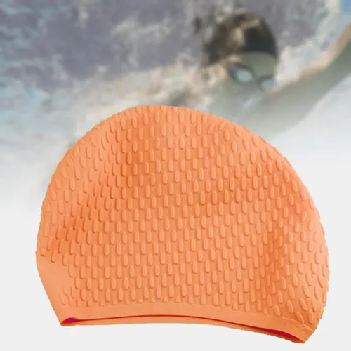 Gorro De Natación De Silicona Para Hombre Y Mujer. Mantiene
