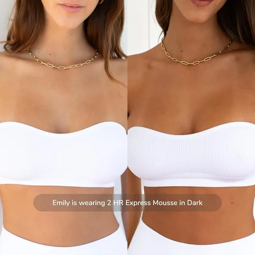 Loving Tan 2 Hr Express Mousse, Oscuro – Sin Manchas, Natura