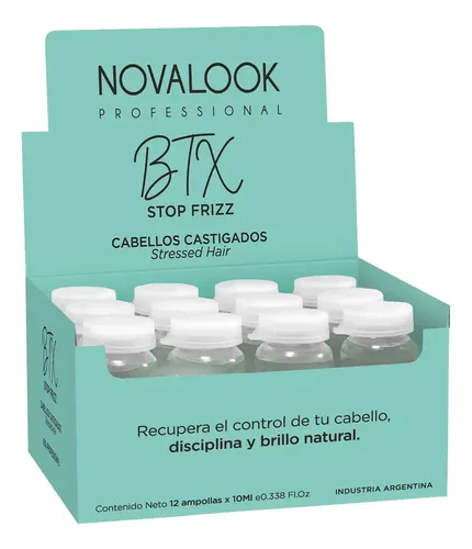 Ampollas Btx Botox Novalook X 12unidades Cabellos Castigados