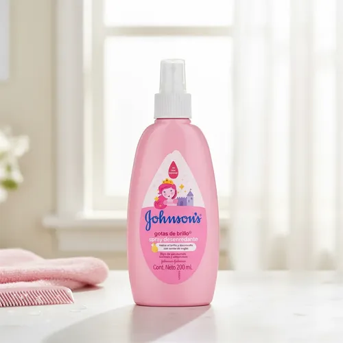 Johnsons Spray Desenredante Gotas De Brillo X 200ml