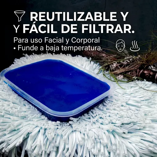 Cera Azul Ultra Elastica Depilacion Azuleno Sistema Español