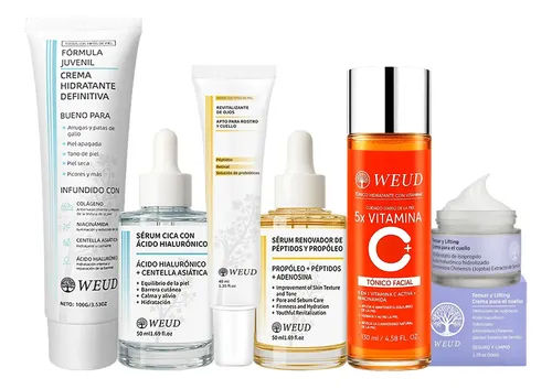 Weud Skincare, Antienvejecimiento, Reafirmante, Hidratante,