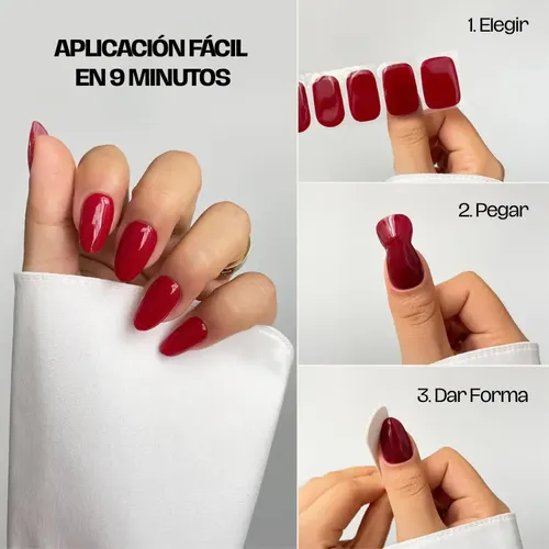 Sassy Nails 20 Uñas En Gel | Uv-free