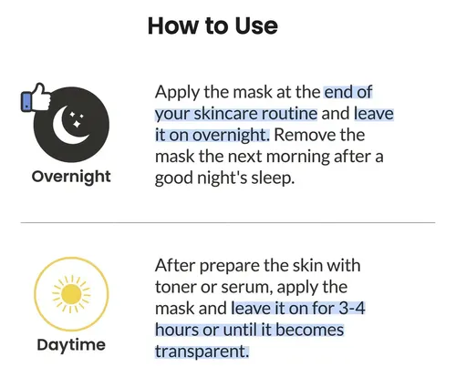 Biodance Hydro Cera-Nol Real Deep Mask- Máscara Facial Hidratante 1 Unidad
