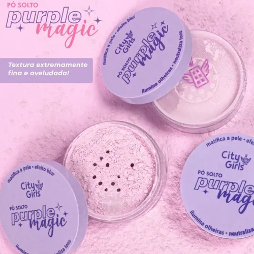 Polvo Suelto Morado Lila Purple Magic De City Girls Neutralizador