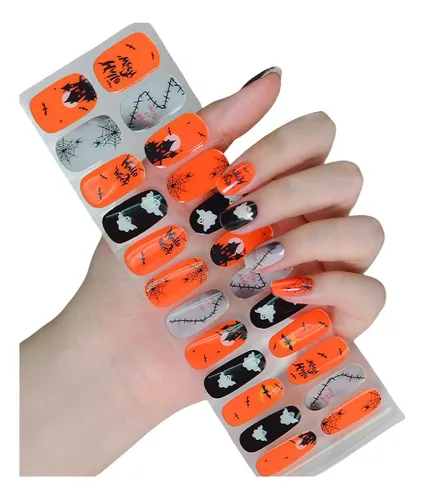 Tiras De Gel Para Uñas Jr56, Pegatinas De Esmalte Para Hallo