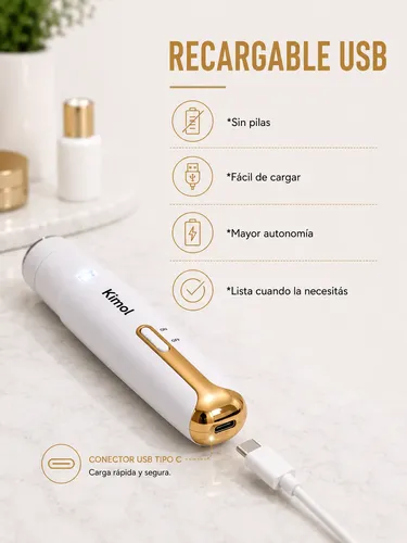 Depiladora Eléctrica Usb Recargable Portátil Corporal
