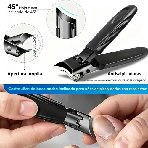 Set De 11 Herramientas De Manicura En Acero Inoxidable