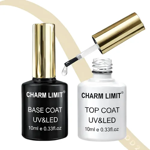 Base Coat Y Top Coat Semipermanent Uñas Esculpidas Manicuria
