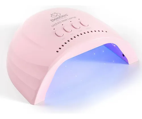 Lámpara Uv Led Rosa Con 3 Tiempos Para Uñas Gel