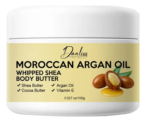Manteca Corporal Danliss Con Aceite De Argán Y Karité Shea Butter