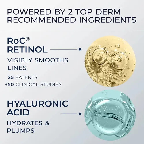 Roc |line Smoothing Max Hydrating Cream-retinol En Crema 48g Momento De Aplicación Día/noche Tipo De Piel Todo Tipo De Piel