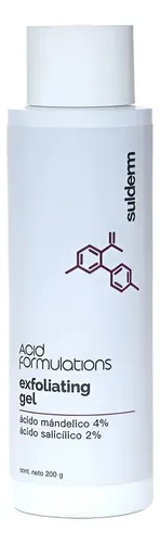 Gel Exfoliante Sulderm Ácido Salicílico Mandélico Facial Corporal 200g