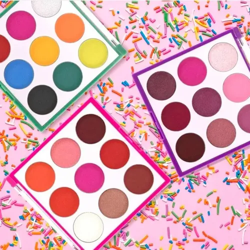 Paleta de Sombras Pink 21 Candy Flavor 9 Colores Variados