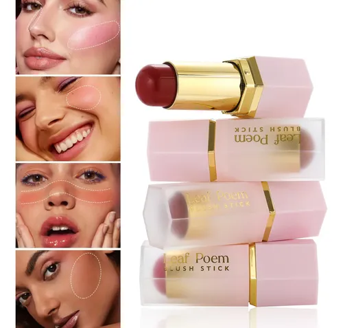 Barra Multiusos Mate 3 En 1 Rubor Labial Iluminador