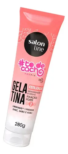 Salon Line Gelatina Fijación Fuerte Gel Peinado 280gr