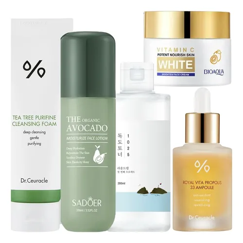 Kit Skincare Coreano Rutina Completa Jabón Serum Hidratante