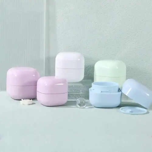 N 4 Tarros De Cosméticos De Tamaño De Viaje For Lociones Y .