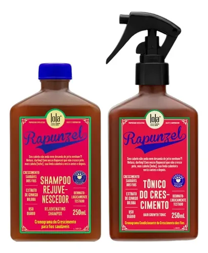 Kit Capilar Lola Rapunzel Shampoo + Tonico Crecimiento