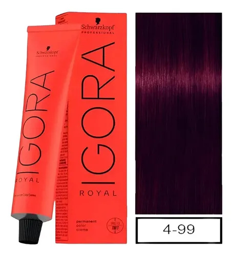 Kit X2 Tintura + Oxidante 30 Vol Igora Royal Schwarzkopf Tono 4-99