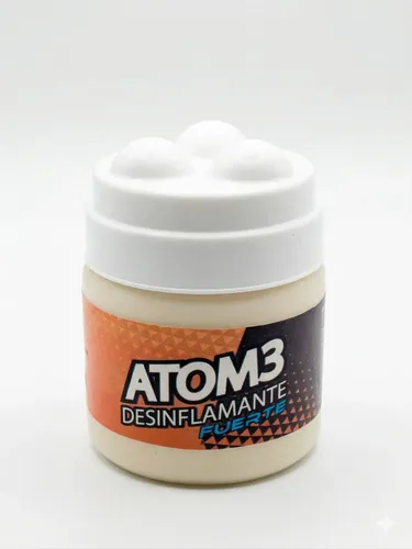 X3 Crema Corporal 190ml Atom3+ Tapa Masajeador 190ml