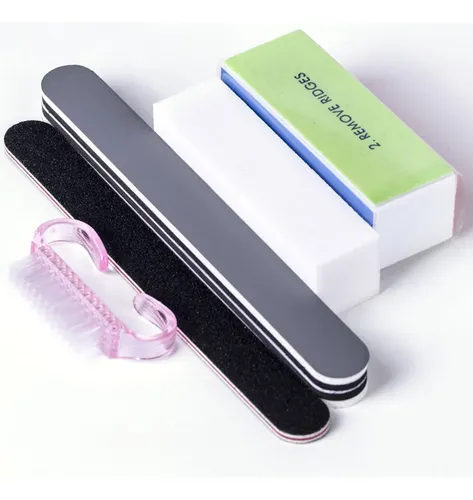Set De Limas, Pulidoras, Cepillos Y Lijas Para Uñas