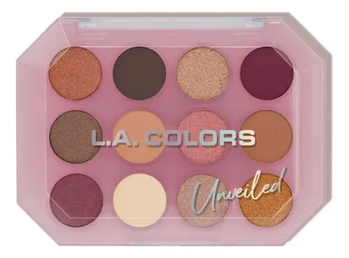 Paleta De Sombras La Colors Unveiled Original 12 Tonos