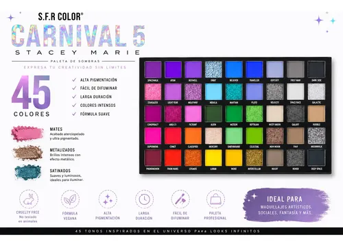 Paleta De Sombras Interstellar Carnival 5 Sfr Color