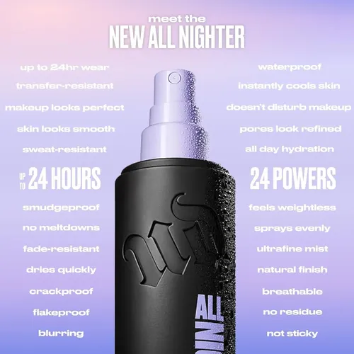 Urban Decay All Nighter Spray Fijador De Maquillaje 30 Ml