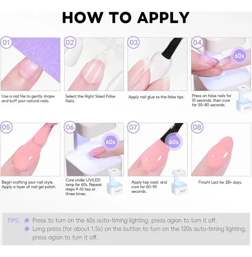 Lámpara Uv/led Mini Para Uñas En Gel Peacecolor