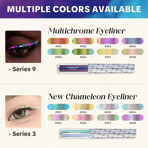 Eyepower Chameleon Glitter Eyeliner Purple Gold Indigo 904