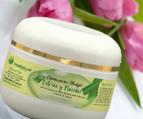 Crema Para Estrias Y Flacidez Incrementa Colageno Tonifica