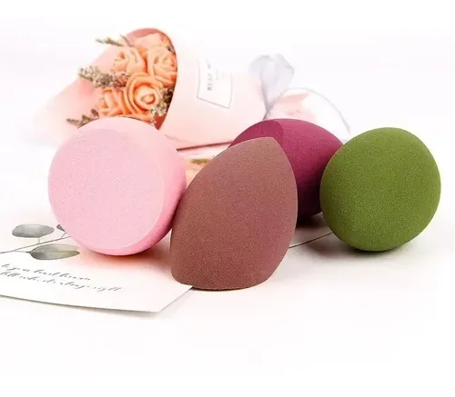 Esponjas Blender Aplicar Maquillaje Base Corrector Recto
