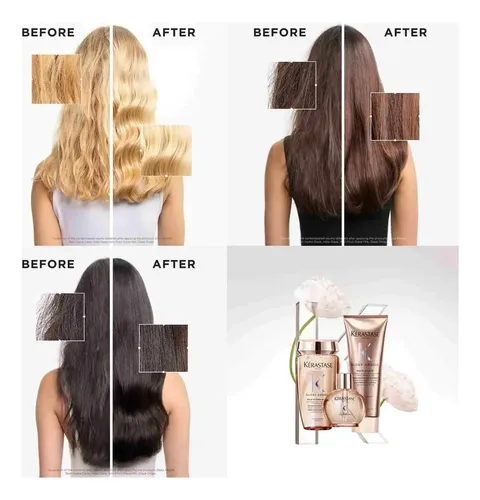 Kit Kerastase Gloss Absolu Cabello Fino : Brillo/anti-frizz