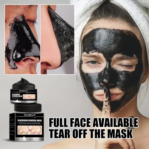 Mascarilla Facial De Carbón Para Puntos Negros