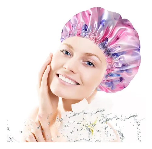4 Piezas: Gorros De Ducha Para Mujeres, Cómodo Y Suave Flower C 4 Pcs/set
