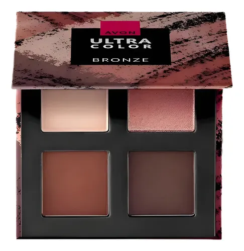 Paleta De Sombras Para Ojos Avon Ultra Colors Bronze +aplica