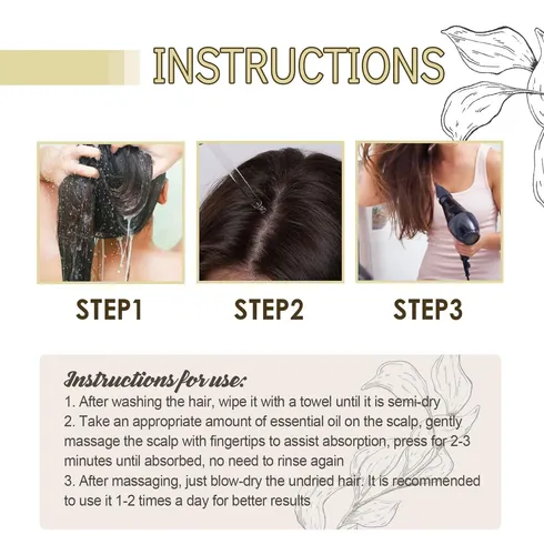 Aceite Para El Crecimiento Del Cabello Huaqing Veganic Natur