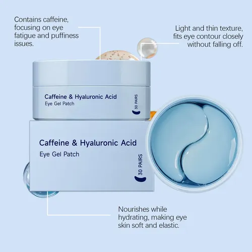 Parches Ojos Caffeine Antiedad Ojeras Tipo De Piel