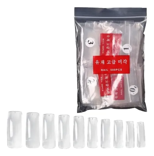Tips Postizas X500 Transparente