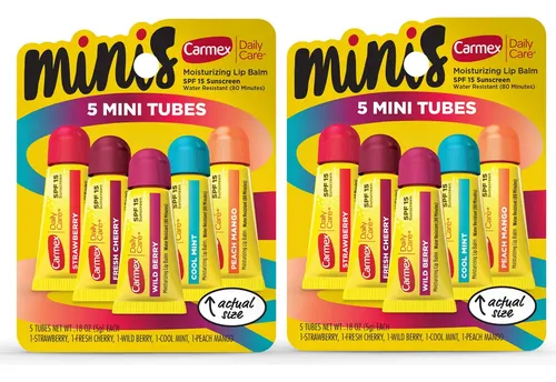Carmex Daily Care Minis – Tubos De Balsamo Labial Hidratante