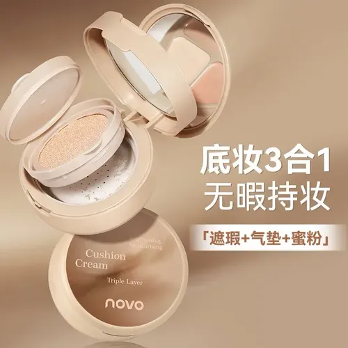 Base Cushion 3 En 1 Polvo Traslucido+corrector – 02