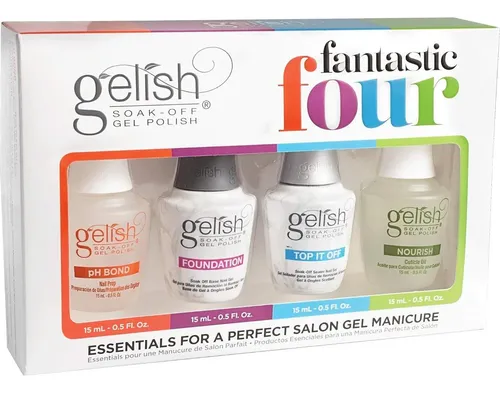Gelish Base Y Top Para Uñas Con Ph Bond Y Aceite De