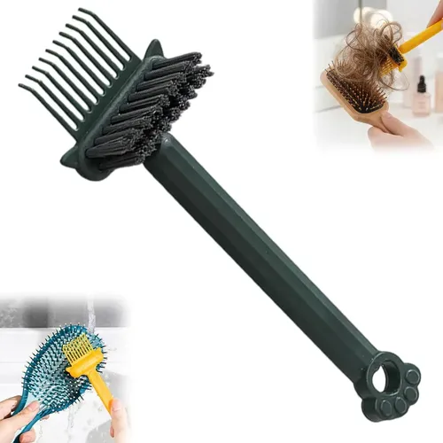 Herramienta De Limpieza De Cepillos For El Cabello 2 En 1,