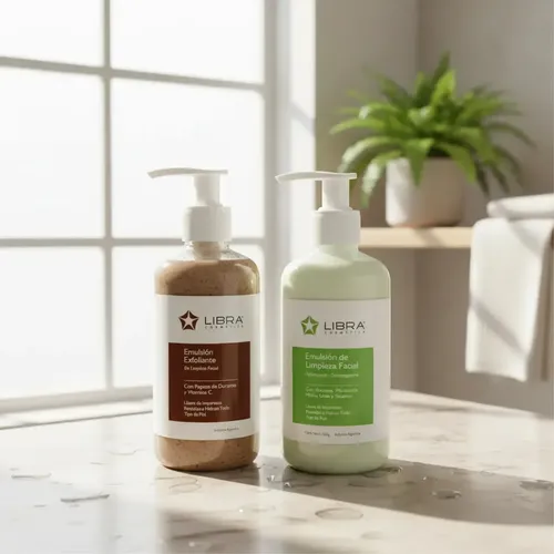 Pack Emulsión Exfoliante y de Limpieza Libra con Vitamina C para Todo Tipo de Piel