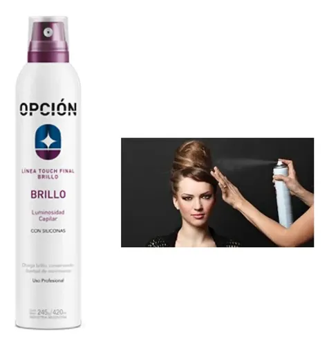 Brillo Con Silicona En Spray Marca Opcion