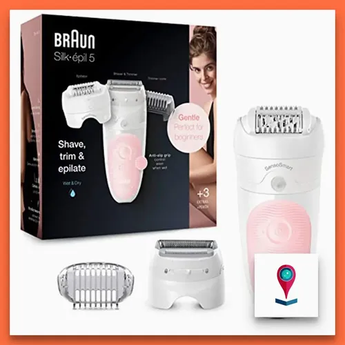 Braun Silk-épil 5-620 Wet & Dry Depiladora Cabezal Rasurado Color Blanco