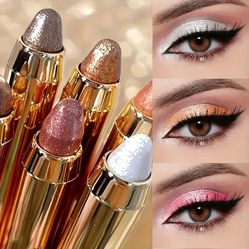 Conjunto 6 Lápices Sombra Brillo Mooglamor Golden